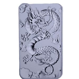 Australia 1 oz Silver Dragon Coin Bar